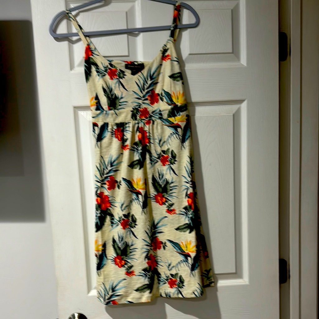 Tommy Bahama Floral Spaghetti Strap Dress Size S/P